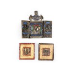3 SMALL TRAVEL ICONS, 18TH/19TH CENTURY