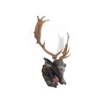 DEER HEAD WITH RADISHES, 18TH CENTURY