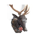 DEER HEAD WITH RADISHES, 18TH CENTURY