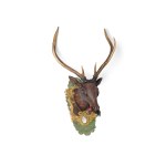 DEER HEAD WITH RADISHES, 18TH CENTURY