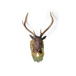 DEER HEAD WITH RADISHES, 18TH CENTURY