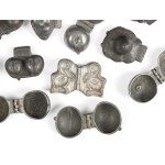 BUNDLE: 30 PEWTER MOLDS