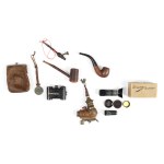 BUNDLE OF PIPES AND MISCELLANEOUS ITEMS