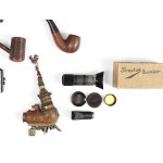 BUNDLE OF PIPES AND MISCELLANEOUS ITEMS