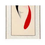 PICTURE SCROLL WITH ABSTRACT DEPICTION OF KOI, CHINA