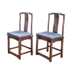 PAIR OF ARMCHAIRS, QING DYNASTY, CHINA
