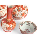 BUNDLE OF PORCELAIN, 8 PORCELAIN VASES & CUP WITH SAUCER