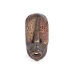 AFRICAN WOODEN MASK, FROM THE, KUBA TRIBE