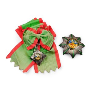 GRAND CROSS AND BREAST STAR, IRAN