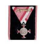 IMPERIAL AND ROYAL CROSS OF MERIT, SILVER AND ENAMEL