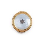 PILLBOX, RUSSIA, GILT SILVER