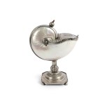 JUDAICA / BESAMIM BOX?, SILVER MARKED (13 LOT) WITH A NAUTILUS SHELL