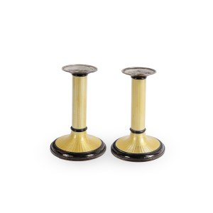 PAIR OF CANDLESTICKS, LONDON