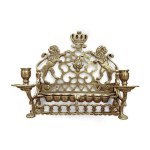 HANUKKAH MENORAH, 800 SILVER