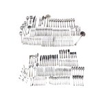 SILVER CUTLERY, 174-PIECE SILVER CUTLERY SET FOR 12 PEOPLE