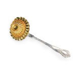 POWDERED SUGAR SHAKER, GILT SILVER