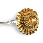 POWDERED SUGAR SHAKER, GILT SILVER