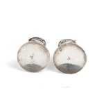 PAIR OF SPICE SHAKERS, ENGLAND, HALLMARKED SILVER