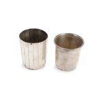 BUNDLE: 2 SILVER CUPS, HALLMARKED SILVER
