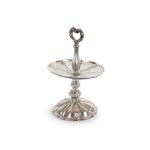 ETAGERE, HALLMARKED SILVER