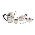 SILVER TEA SET, EMPIRE STYLE, CIRCA 1800/10