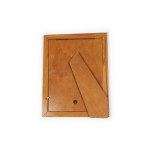 FRAME WITH HAMMERED FINISH, SILVER