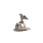 MINIATURE HELMET, RUSSIA, HALLMARKED SILVER (84 ZOLOTNIKI)