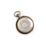 IWC SCHAFFHAUSEN POCKET WATCH, SILVER, GOLD HANDS