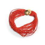 SCHULLIN JEWELERS, VIENNA, CORAL NECKLACE