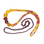 PAIR OF AMBER NECKLACES