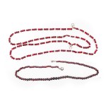 BUNDLE: 2 GARNET NECKLACES
