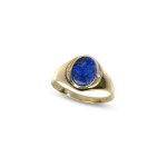 RING, 14 KT YELLOW GOLD, HALLMARKED