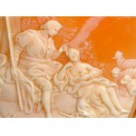 SHELL CAMEO BROOCH, 14-KARAT YELLOW GOLD SETTING