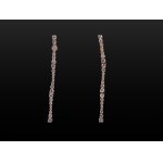 PAIR OF EARRINGS, 18 KT ROSE GOLD