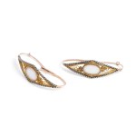 POISSARDES EARRINGS, 18 KT YELLOW GOLD