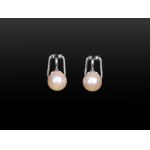 PAIR OF EAR CLIPS, 14K WHITE GOLD