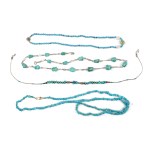 TURQUOISE BUNDLE: 4 NECKLACES