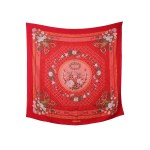 LARGE SCARF, PROBABLY HERMÈS PARIS