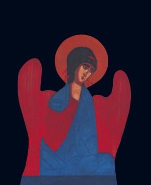 Jerzy Nowosielski ( 1923 - 2001 ), Deesis, Archanioł Michał z teki 