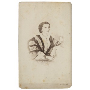 Karol Ferdynand LANG (1811-1906), Portret damy,  ok.1860
