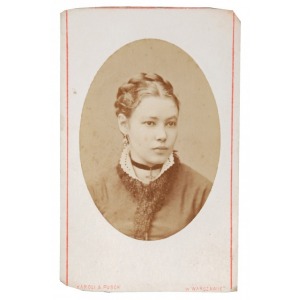 KAROLI & PUSCH (XIX w.), Portret młodej kobiety, 1882-85