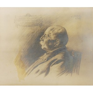 Ignacy WRÓBLEWSKI (1858 - 1953), Portret Feliksa Hr. Czackiego, syna Wiktora i Pelagii z XX. Sapiehów, 1909 r.,