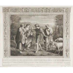 Aloysio CUNEGO ? (1757-1823) wg Raffaello SAN, Przymierze między Jakubem
