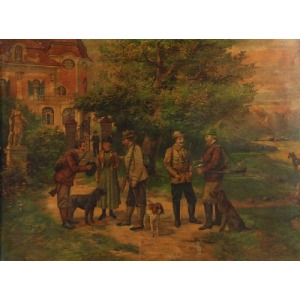 Artysta nieokreślony (XIX/XX w.), Przed polowaniem