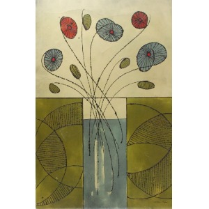 Allan STAYER, Kwiaty w wazonie