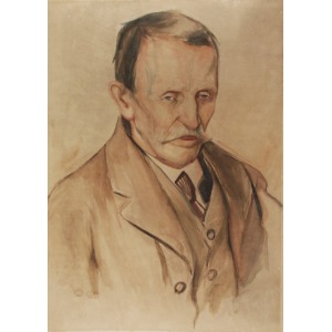 Antoni SĘK (1891 - 1926), Portret męski, ok. 1910