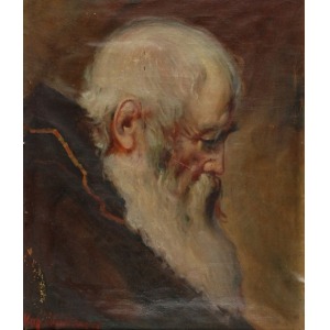 Artysta nieokreślony wg M.W. KULIKOW(XIX w.)?, Portret starca