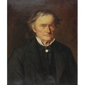 K. GEHRI, Portret mężczyzny, 1894