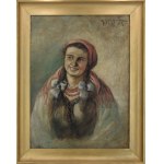 Zygmunt KACZÓWKA (1915-1996), Dziewczyna w stroju ludowym, 1939