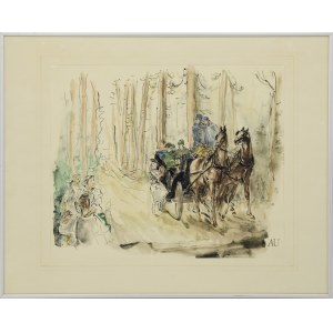 Antoni UNIECHOWSKI (1903-1976), Meeting in the forest